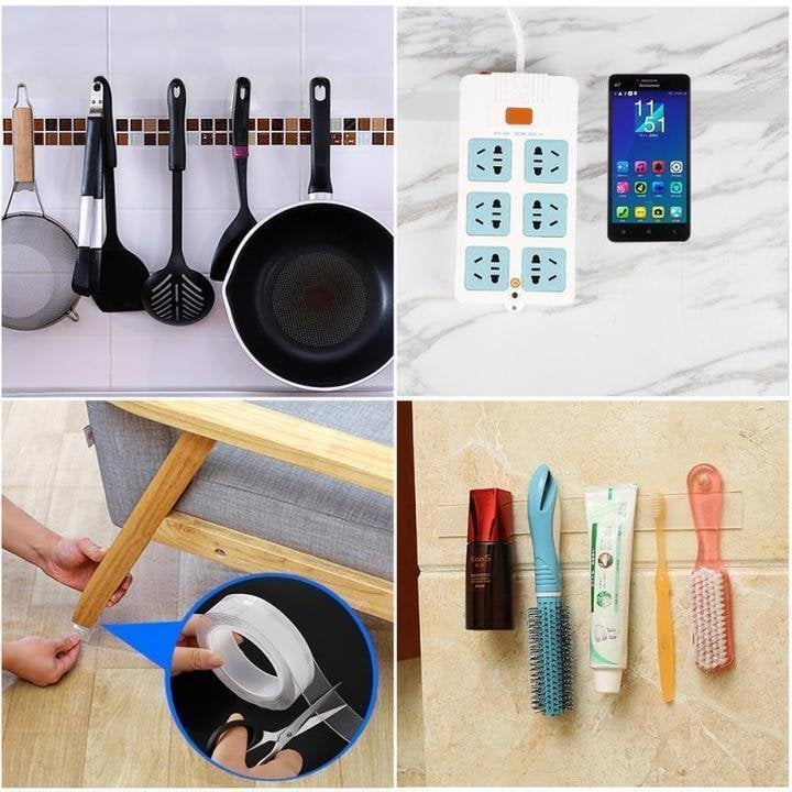 🔥Multipurpose Double Sided Nano Magic Grip Tape🔥 (5 Meter)