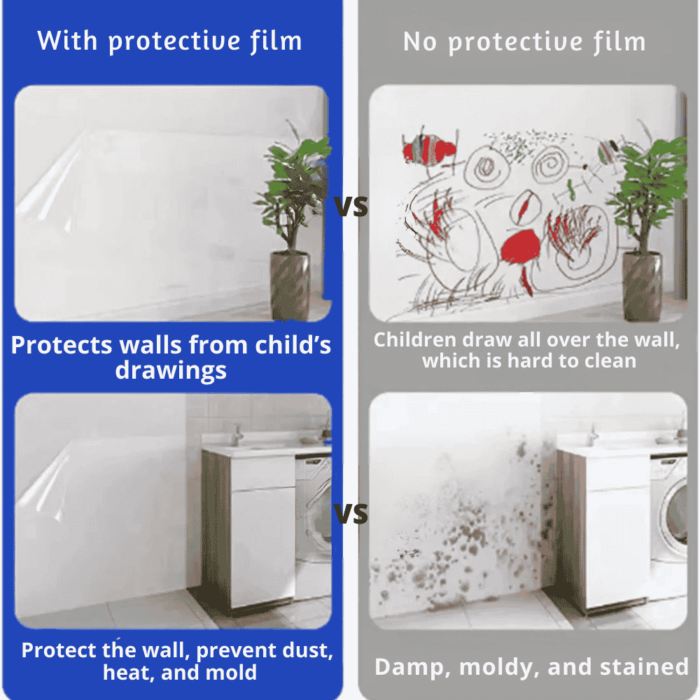 🔥Wall protection film with electrostatic absorption (Buy 1 Get 1 Free)