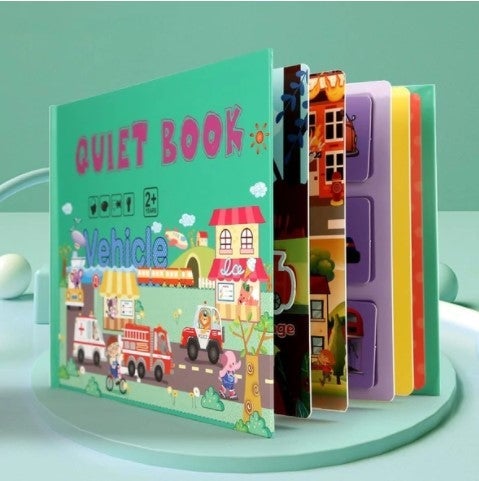 MONTESSORI BUSY BOOK FOR CHILDREN TO DEVELOP LEARNING SKILLS