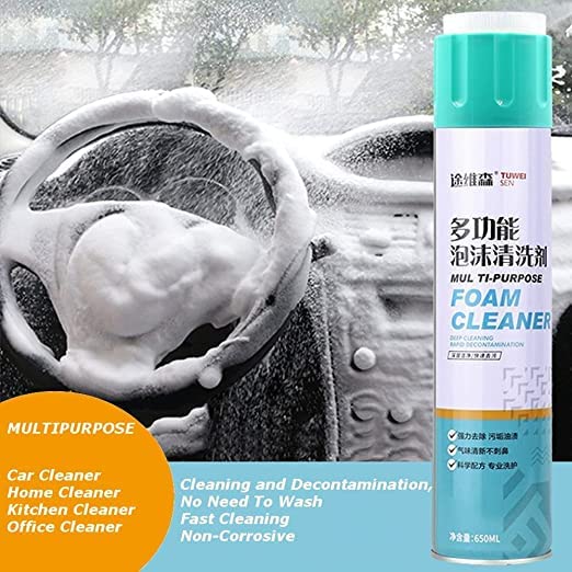 PureClean™ - Universal Foam Cleaner Spray With Brush (500 ML)