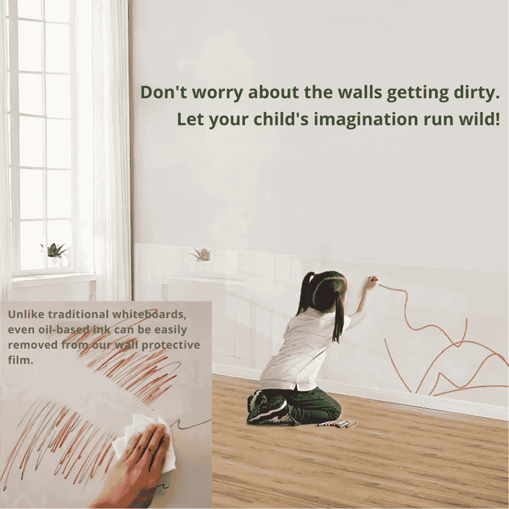 🔥Wall protection film with electrostatic absorption (Buy 1 Get 1 Free)
