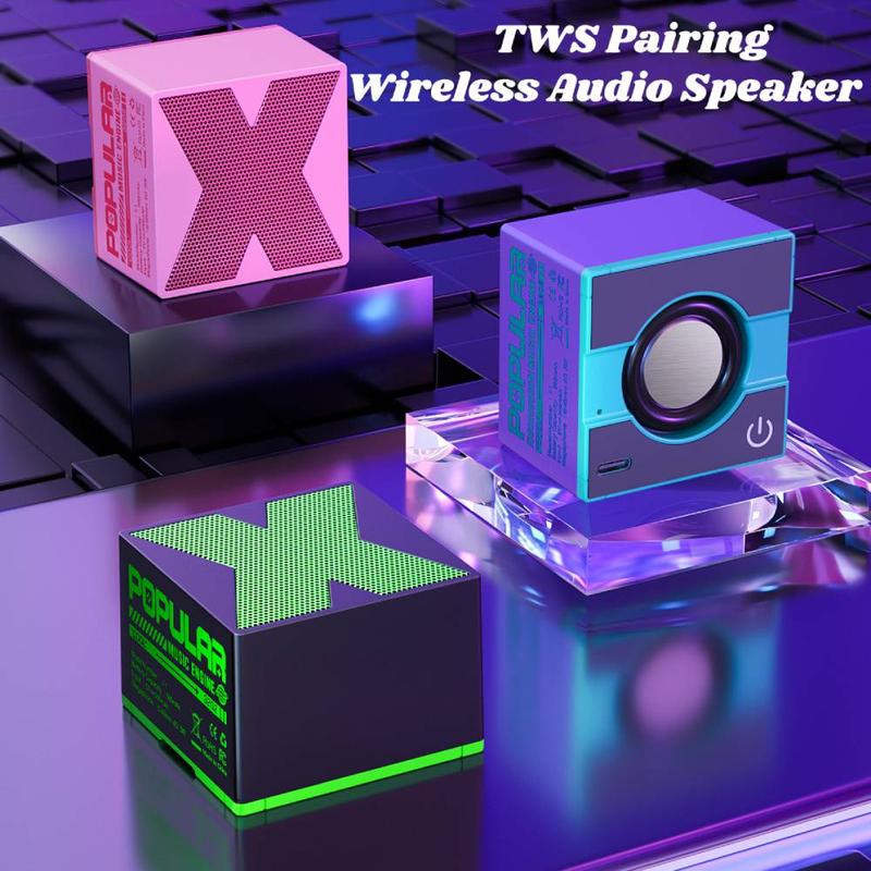 X1 Portable Mini Bluetooth-compatible Speaker Aluminum Alloy+ABS Wireless Music Subwoofer