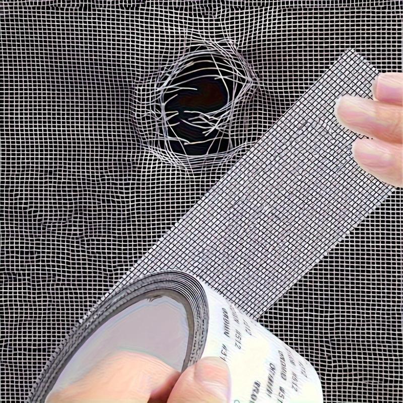 Window Screen Repair Tape – Strong Adhesive Fiberglass Mesh for Fixing Screen Doors & Windows