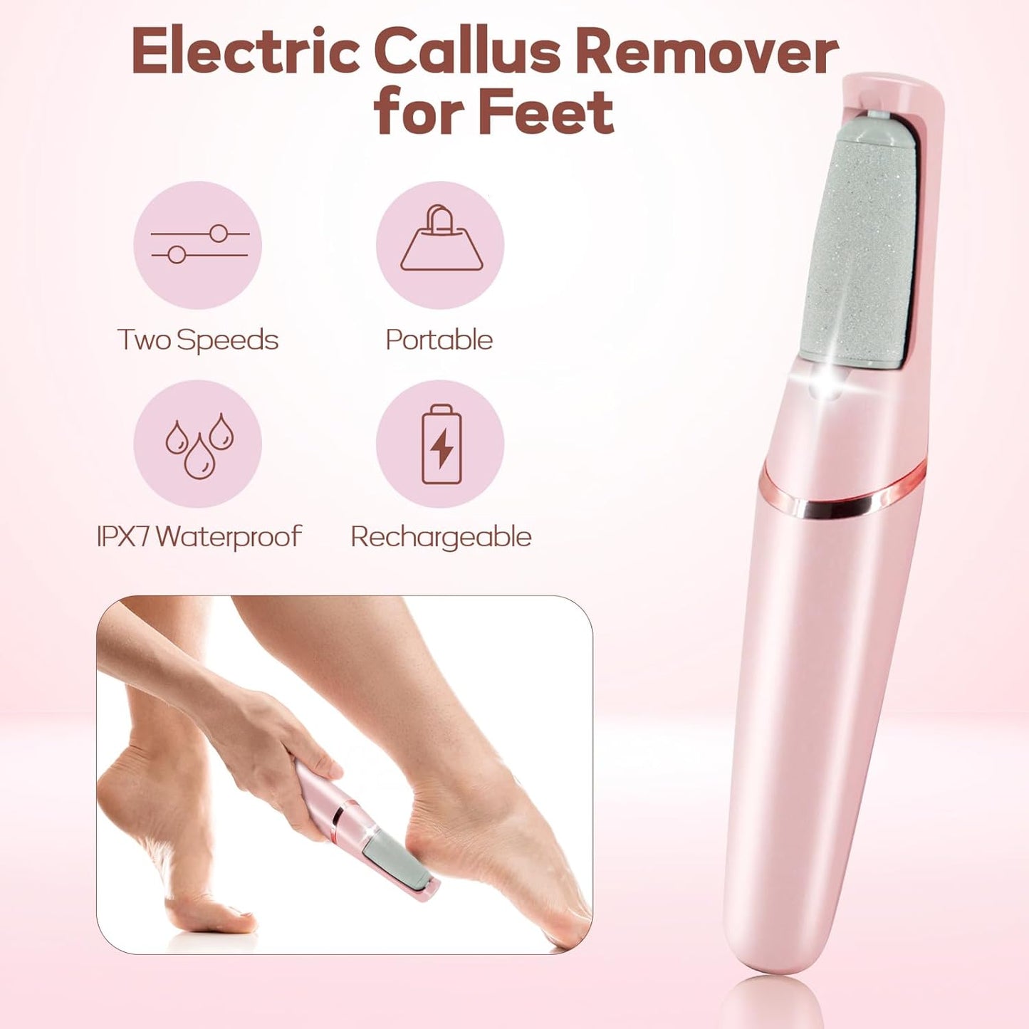 CALLUS AND CORNS REMOVER FOR PERFECT FEET WITHOUT CRACKS AND WITHOUT PAIN