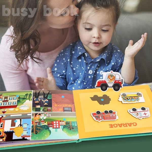 MONTESSORI BUSY BOOK FOR CHILDREN TO DEVELOP LEARNING SKILLS