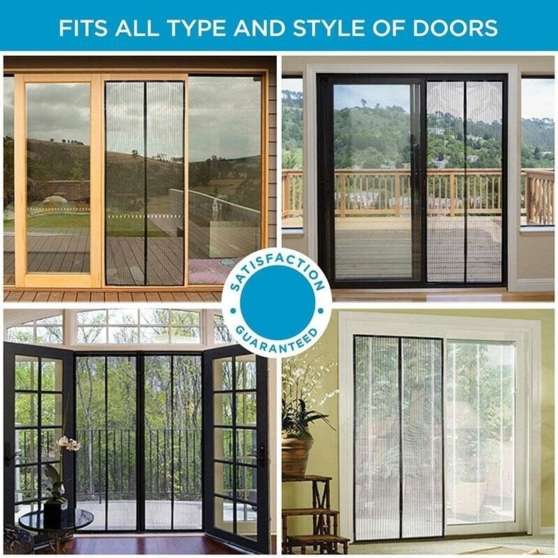 🔥Magnetic Self Sealing Heavy Duty Screen Door