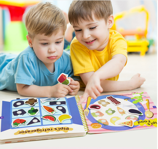 MONTESSORI BUSY BOOK FOR CHILDREN TO DEVELOP LEARNING SKILLS