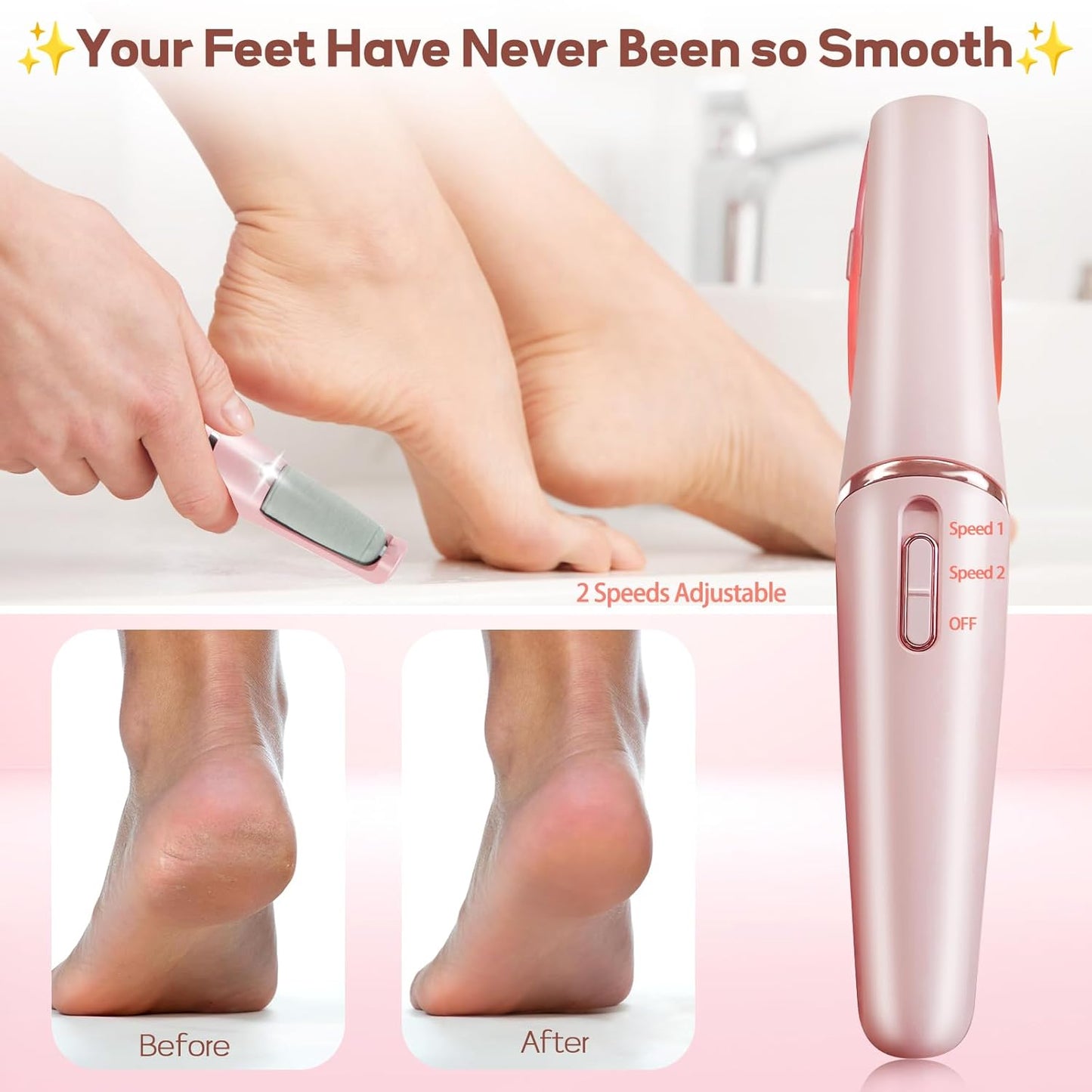 CALLUS AND CORNS REMOVER FOR PERFECT FEET WITHOUT CRACKS AND WITHOUT PAIN