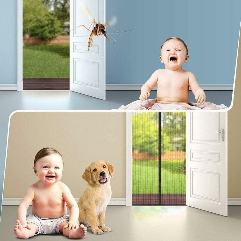 🔥Magnetic Self Sealing Heavy Duty Screen Door