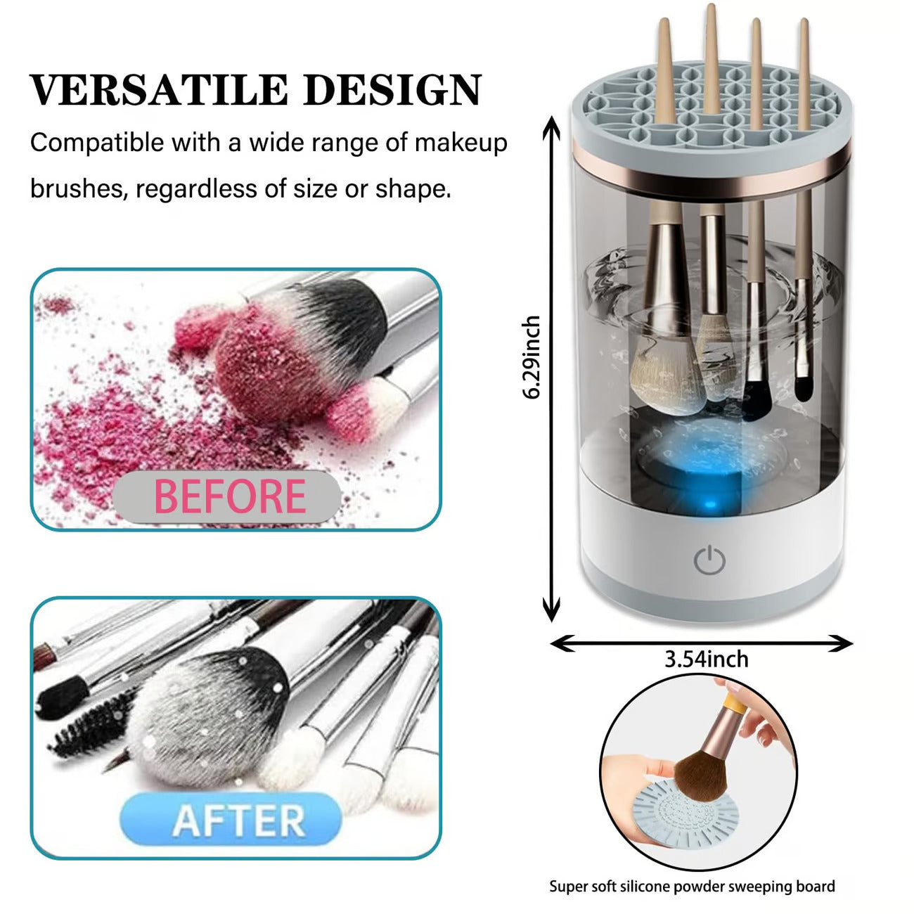 Automatic Makeup Brush Cleaner Machine