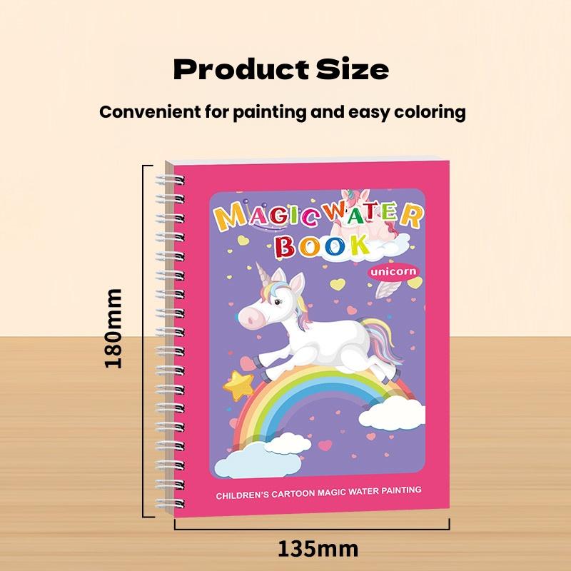 Reusable Mess Free Water Coloring Books for Toddlers