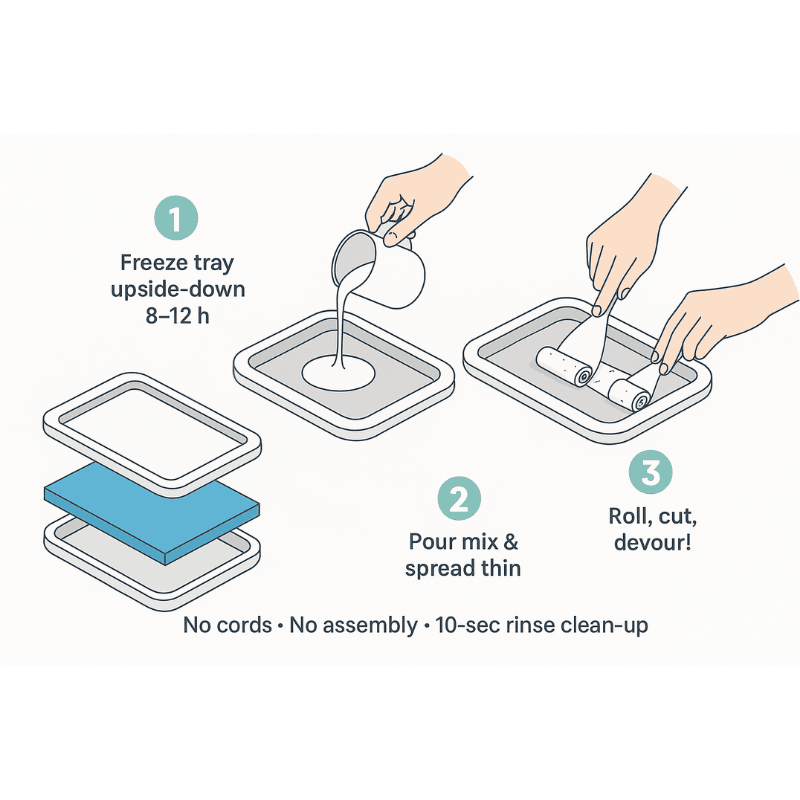 Frosty Pad Tray - Instant Ice-Cream Maker