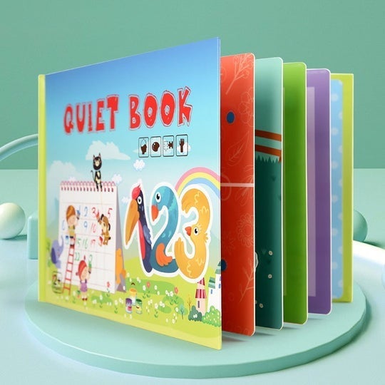 MONTESSORI BUSY BOOK FOR CHILDREN TO DEVELOP LEARNING SKILLS