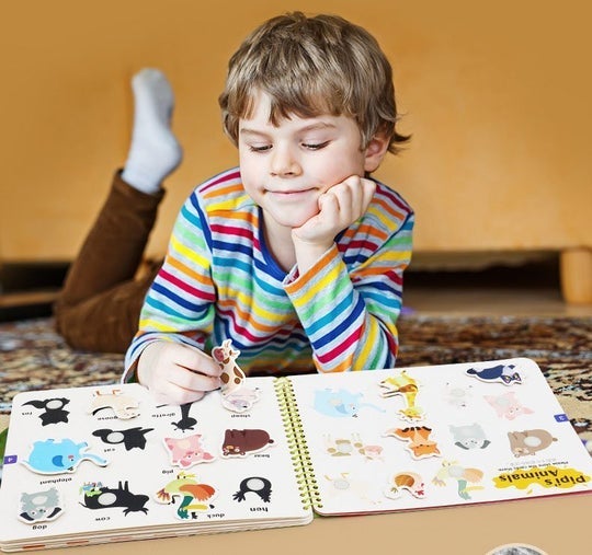 MONTESSORI BUSY BOOK FOR CHILDREN TO DEVELOP LEARNING SKILLS