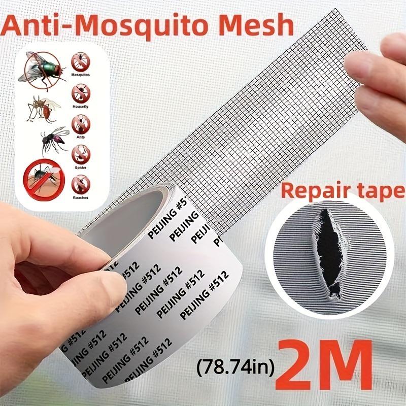 Window Screen Repair Tape – Strong Adhesive Fiberglass Mesh for Fixing Screen Doors & Windows