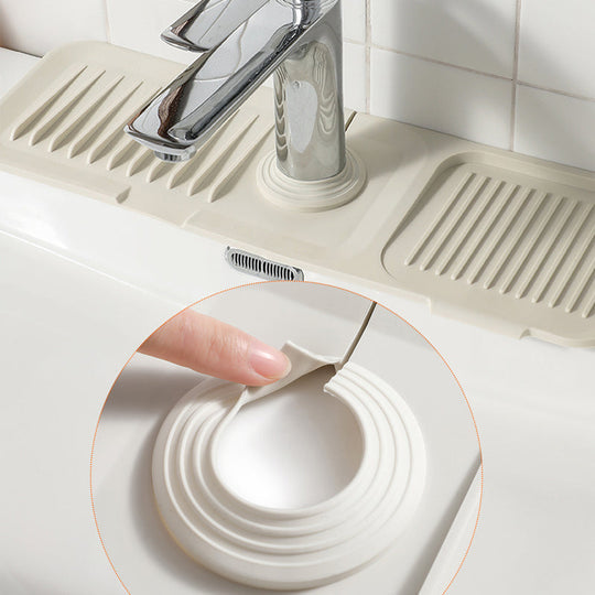 SinkSafe™- Kitchen and Bathroom Sink Silicone Splash Guard