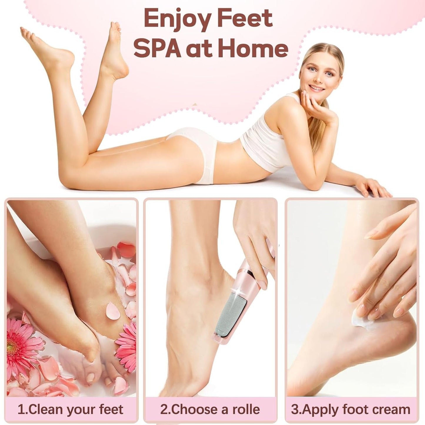 CALLUS AND CORNS REMOVER FOR PERFECT FEET WITHOUT CRACKS AND WITHOUT PAIN