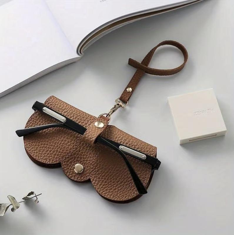 Litchi Embossed PU Leather Sunglasses Eyewear Cover (Pack of 2/4/6)