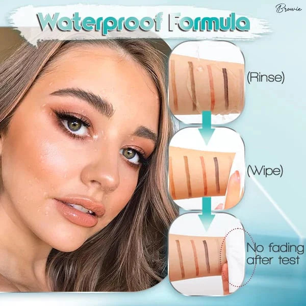 Browie™ - Waterproof 3D Eyebrow Pencil with 4 Fork Tips (Natural Black)