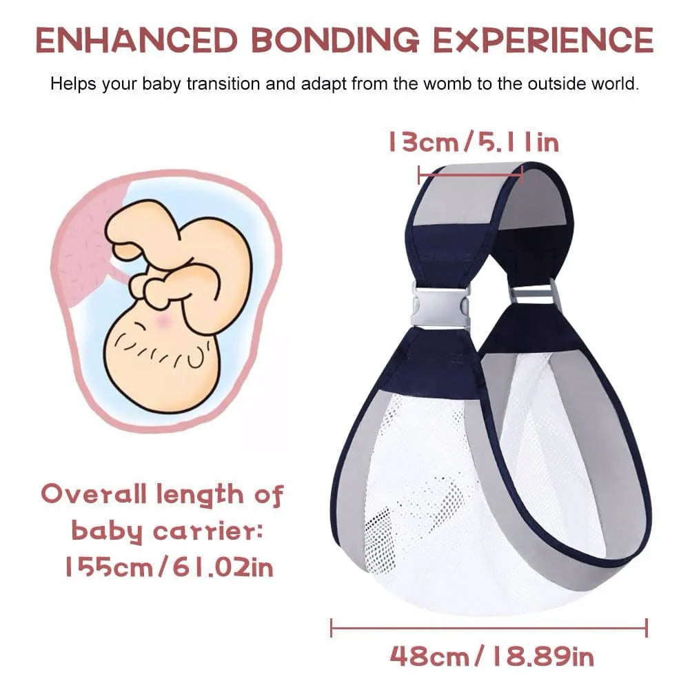 Comfort & Safety! Breathable Adjustable Baby Carrier