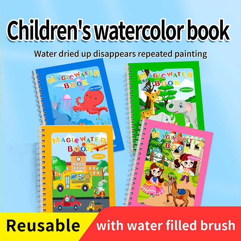 Reusable Mess Free Water Coloring Books for Toddlers