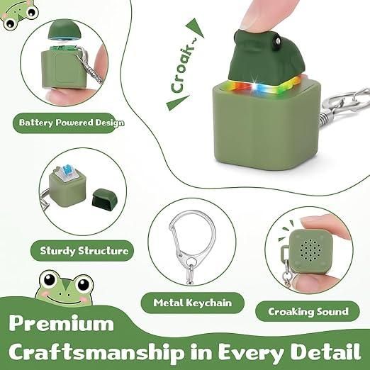 Rechargeable Frog Croaking Keychain