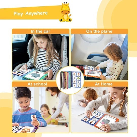 MONTESSORI BUSY BOOK FOR CHILDREN TO DEVELOP LEARNING SKILLS