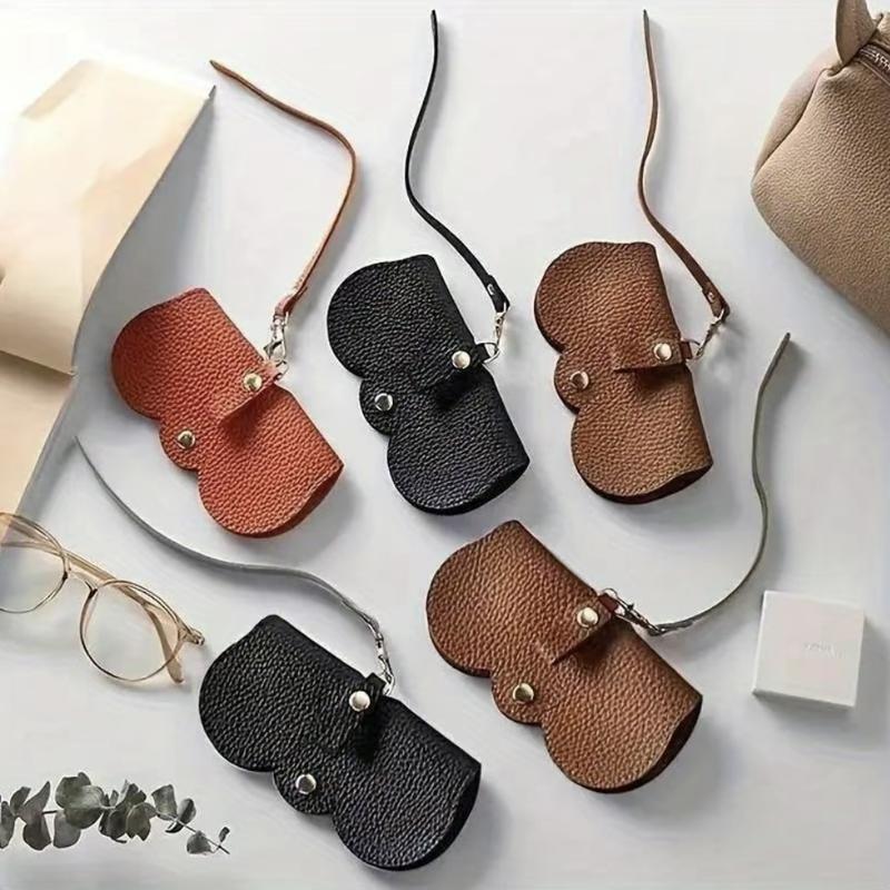 Litchi Embossed PU Leather Sunglasses Eyewear Cover (Pack of 2/4/6)