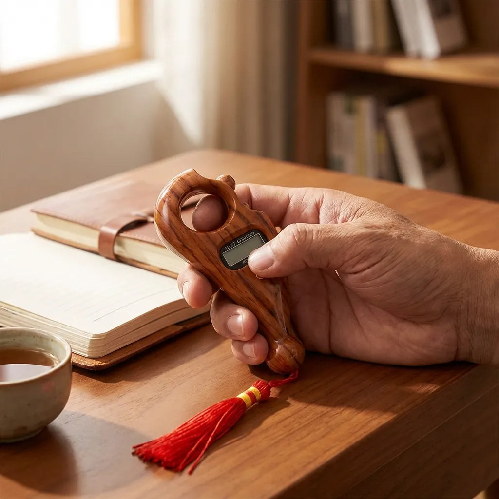 Meditation Beads with LCD Display