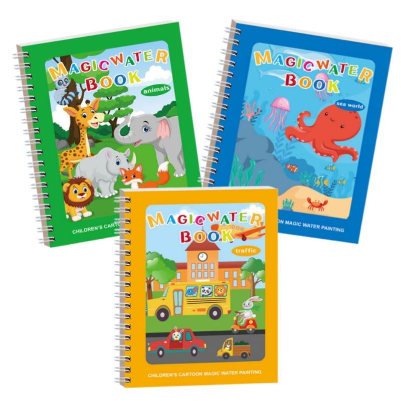 Reusable Mess Free Water Coloring Books for Toddlers