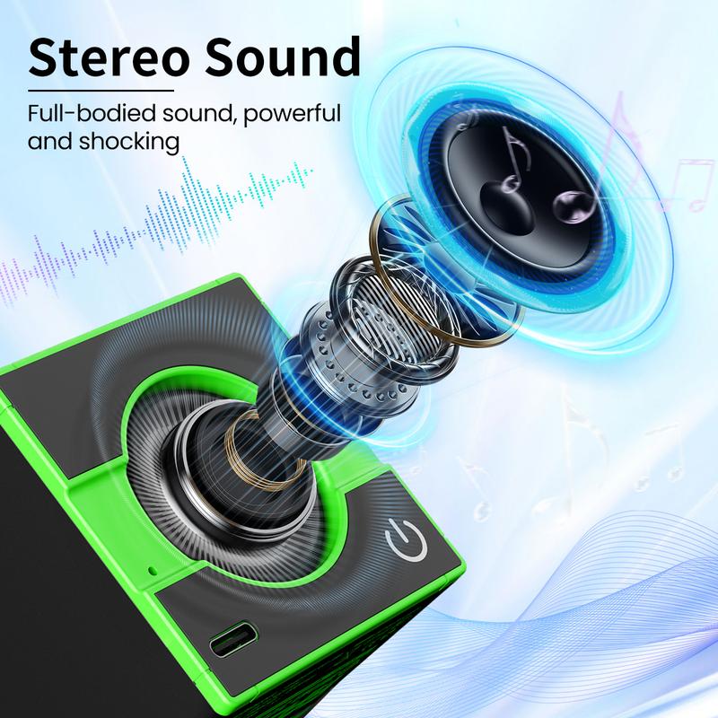 X1 Portable Mini Bluetooth-compatible Speaker Aluminum Alloy+ABS Wireless Music Subwoofer