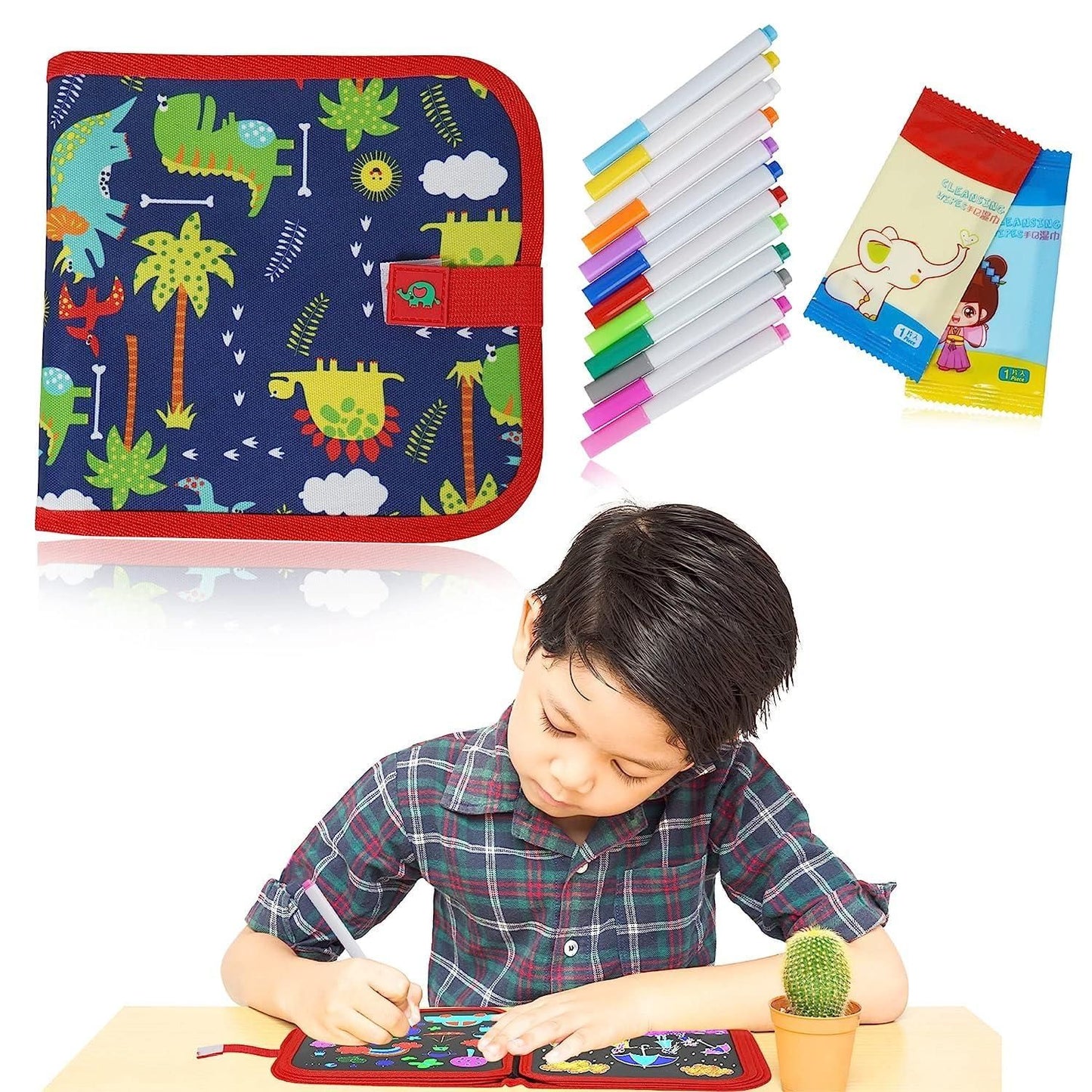 🎨DoodliBook🧑🏼🎨 - Erasable Doodle Book with FREE MARKER SET😍