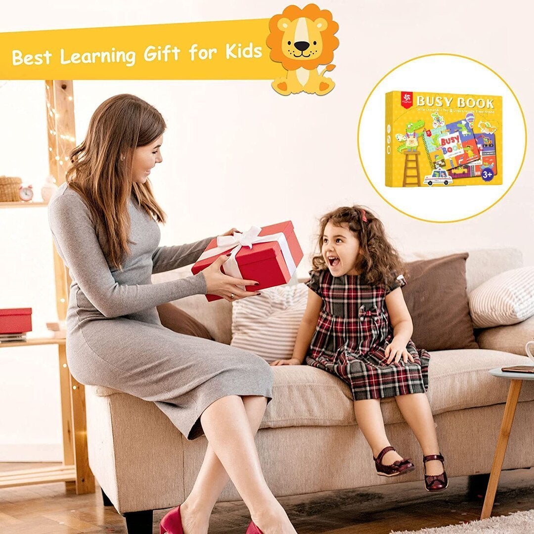 MONTESSORI BUSY BOOK FOR CHILDREN TO DEVELOP LEARNING SKILLS