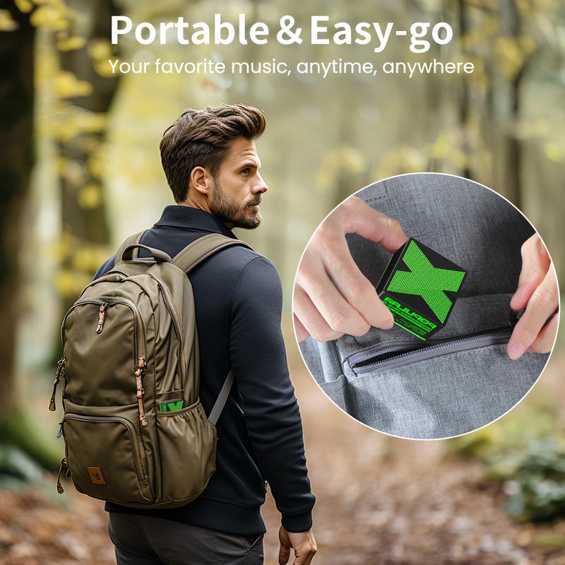 X1 Portable Mini Bluetooth-compatible Speaker Aluminum Alloy+ABS Wireless Music Subwoofer