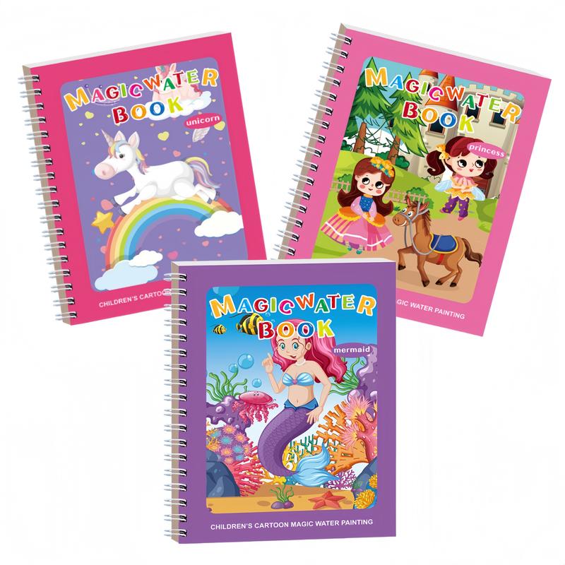 Reusable Mess Free Water Coloring Books for Toddlers