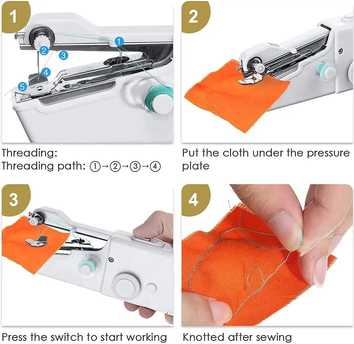 Mini Portable Handheld Tailor Sewing Machine
