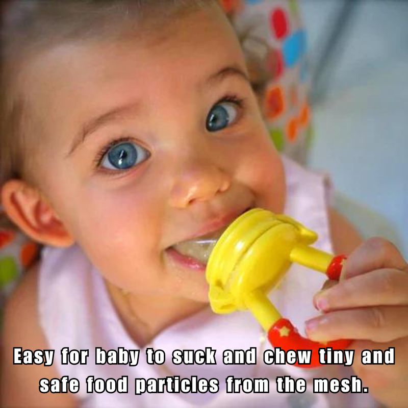 Fruit Nibbler™ Fruit Pacifier Feeder for Easy Feeding and Teething (Pack of 2)