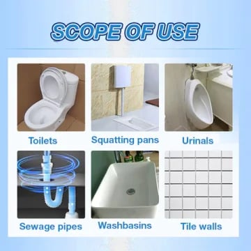 Toilet Active Oxygen Agent (Pack of 2)