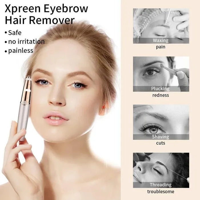 2-in-1 Automatic Painless Professional Eyebrow trimmer