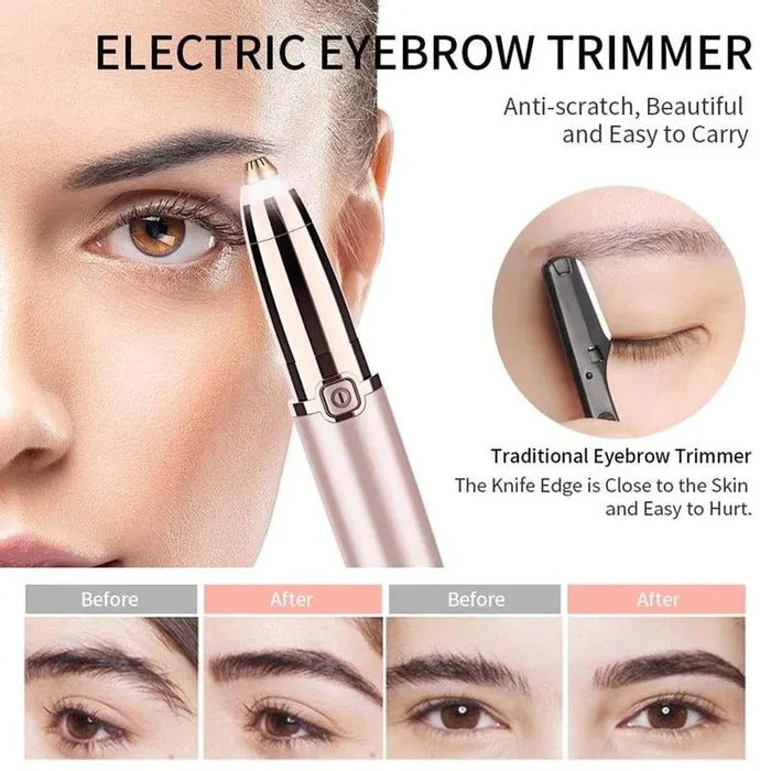 2-in-1 Automatic Painless Professional Eyebrow trimmer