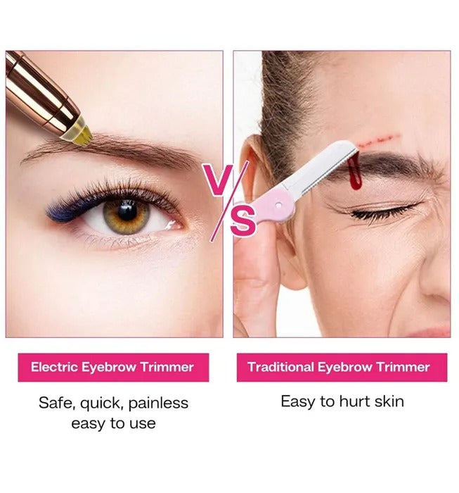 2-in-1 Automatic Painless Professional Eyebrow trimmer