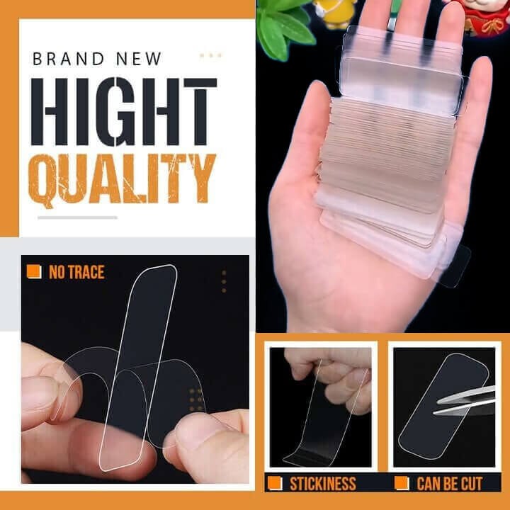 60 PCS Reusable Waterproof Double Sided Adhesive Tape