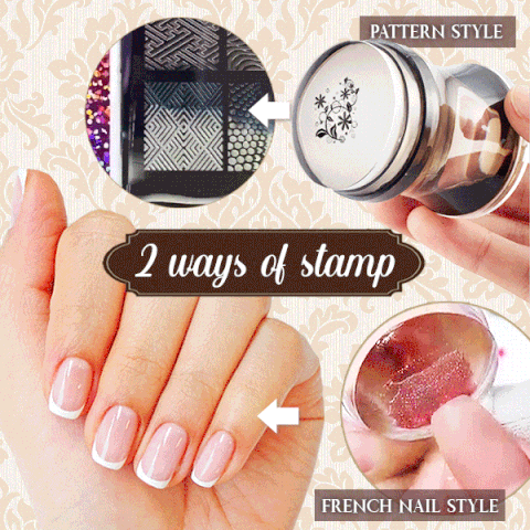 GlamStamp™ SILICONE NAIL ART STAMPER