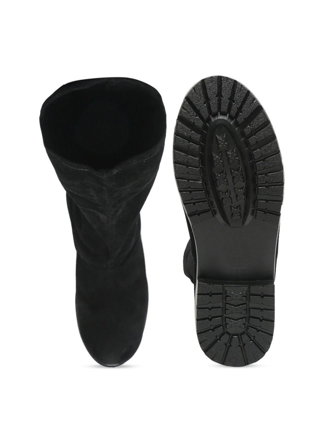 Black Winter Long Boots