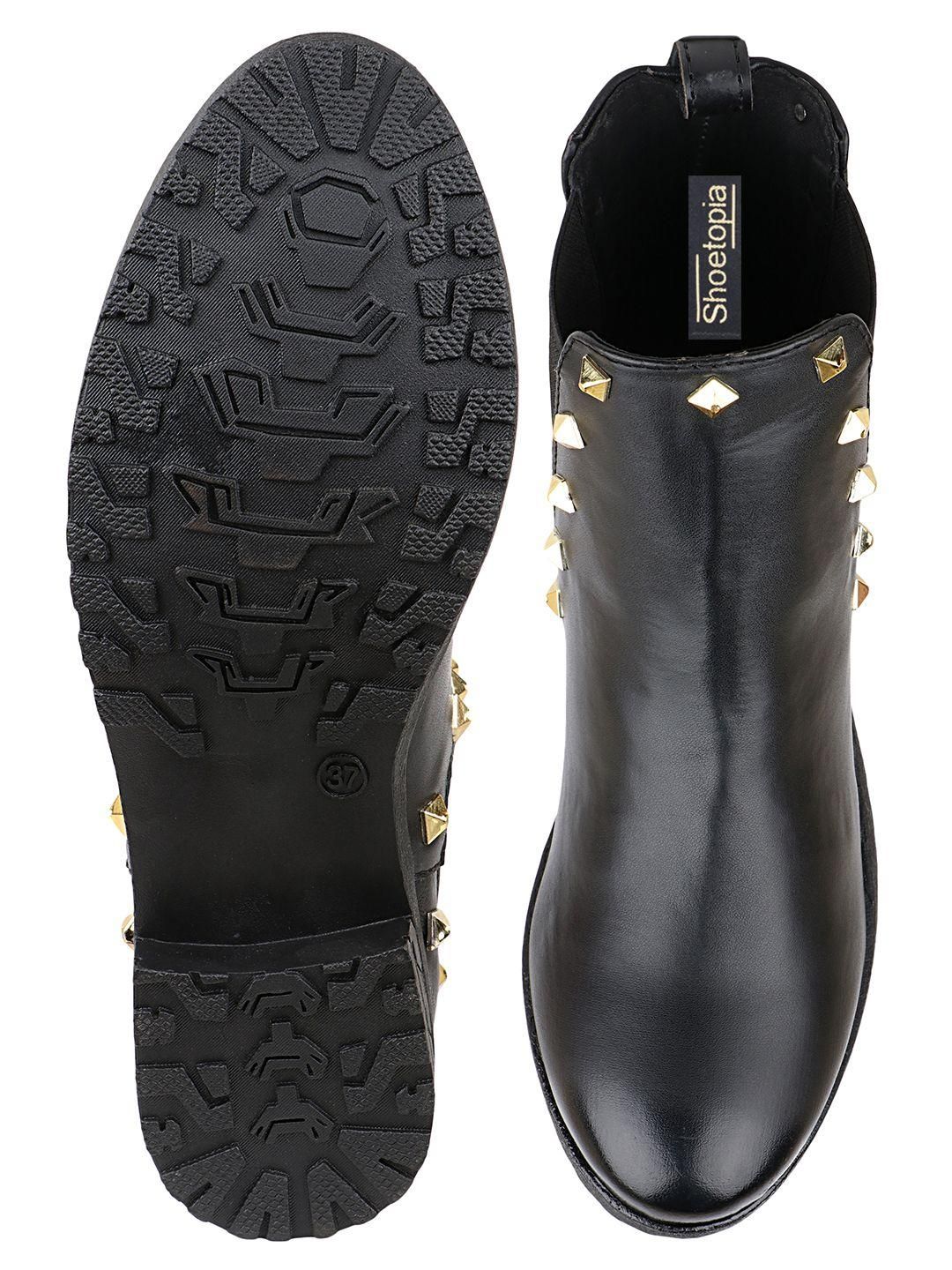 Studded Detail Chelsea Boots