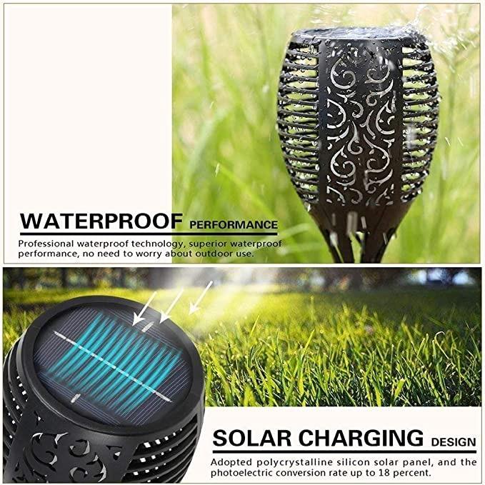 Solar Flame Torch Lamp