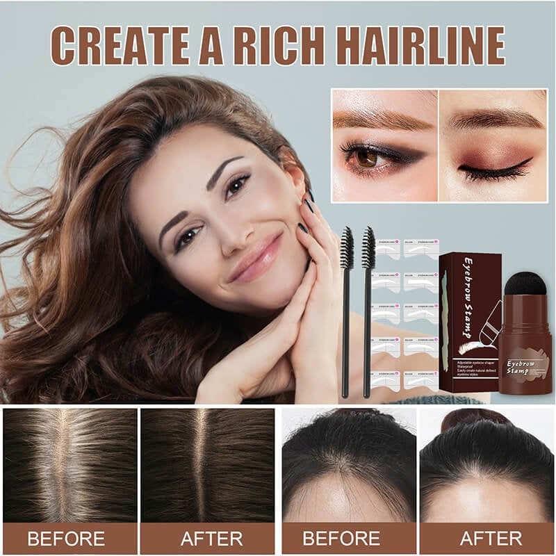 🔥🔥 Perfect Brows Stencil & Stamp Kit (Natural Black)