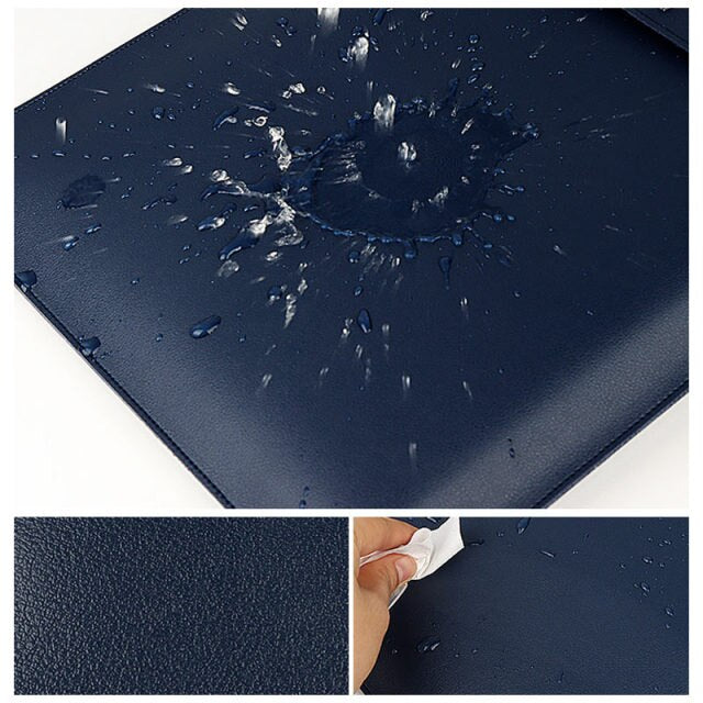 Soft Leather Laptop Sleeve & Stand For MacBook