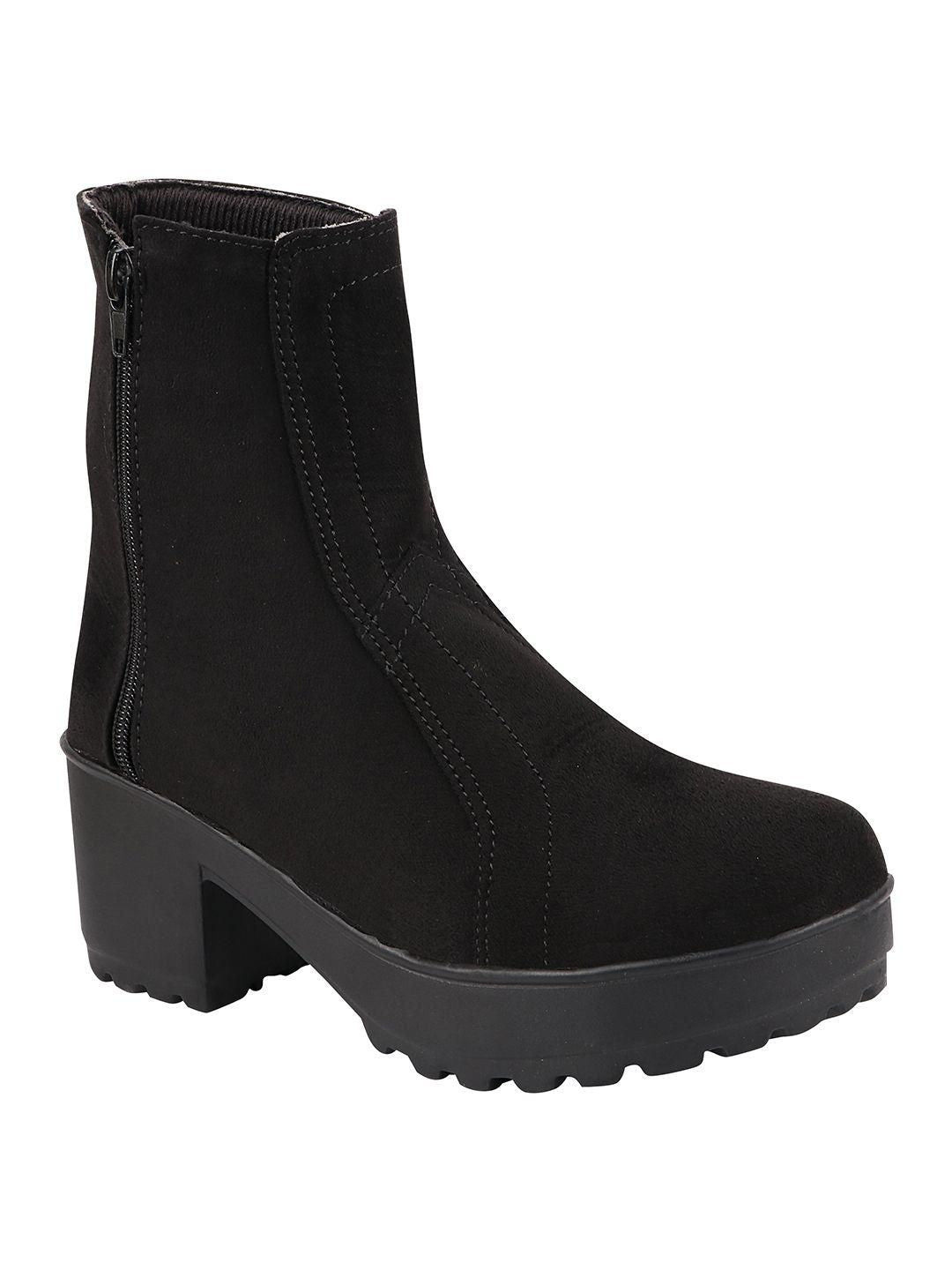 La Dolce Vita Black Heel Boots