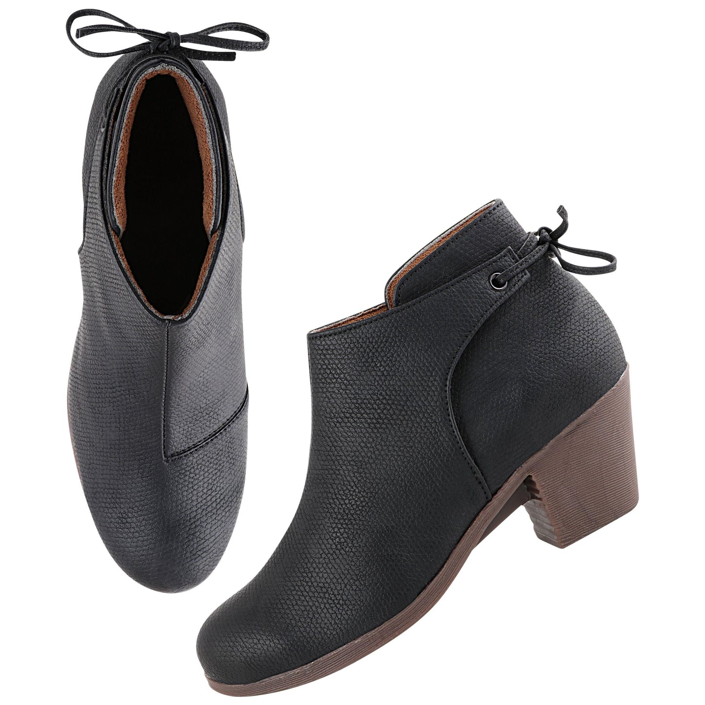 Pretty Girl Black Heel Boots